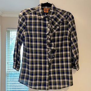Tory Burch Tartan Shirt👕